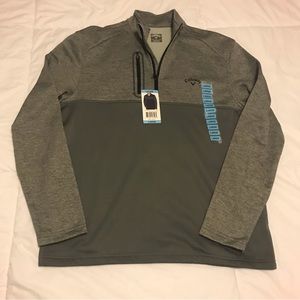 Callaway Mens 1/4 zipper pullover NWT size L